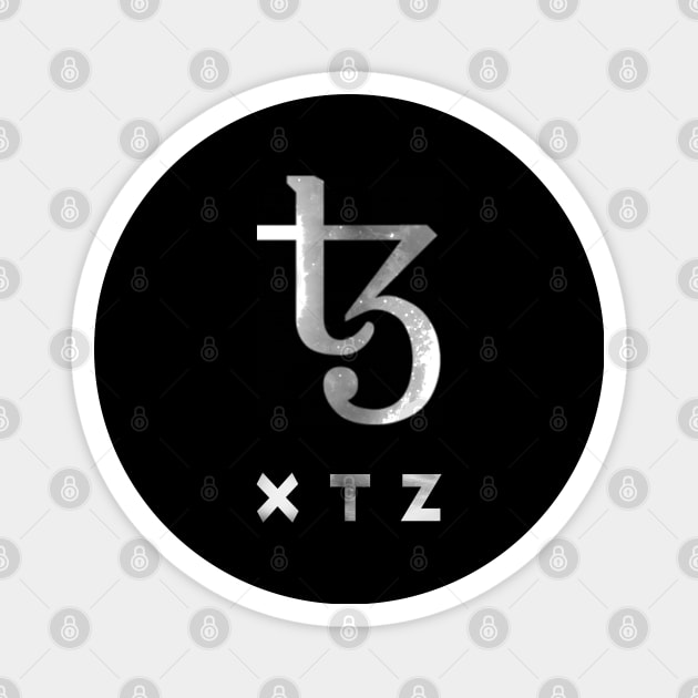 Tezos (XTZ) Crypto Logo Magnet by LunarLanding